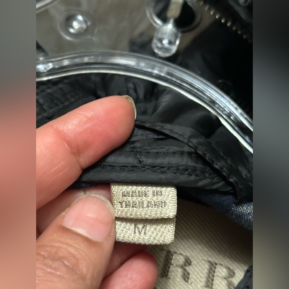 Burberry Brit Black and Gold Quilted Jacket with Hood - Picture 9 of 17